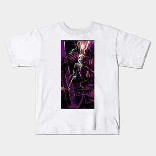 The Tower (Cyberpunk Tarot) Kids T-Shirt